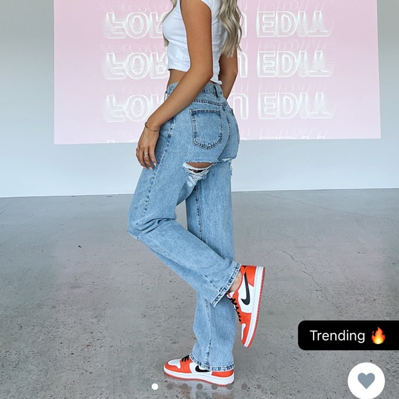 Denim - White fox jeans